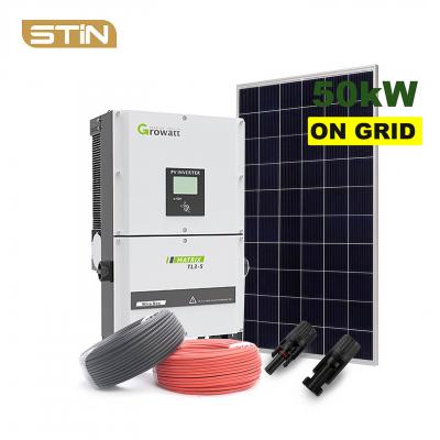 50kw on grid  solar power system for home